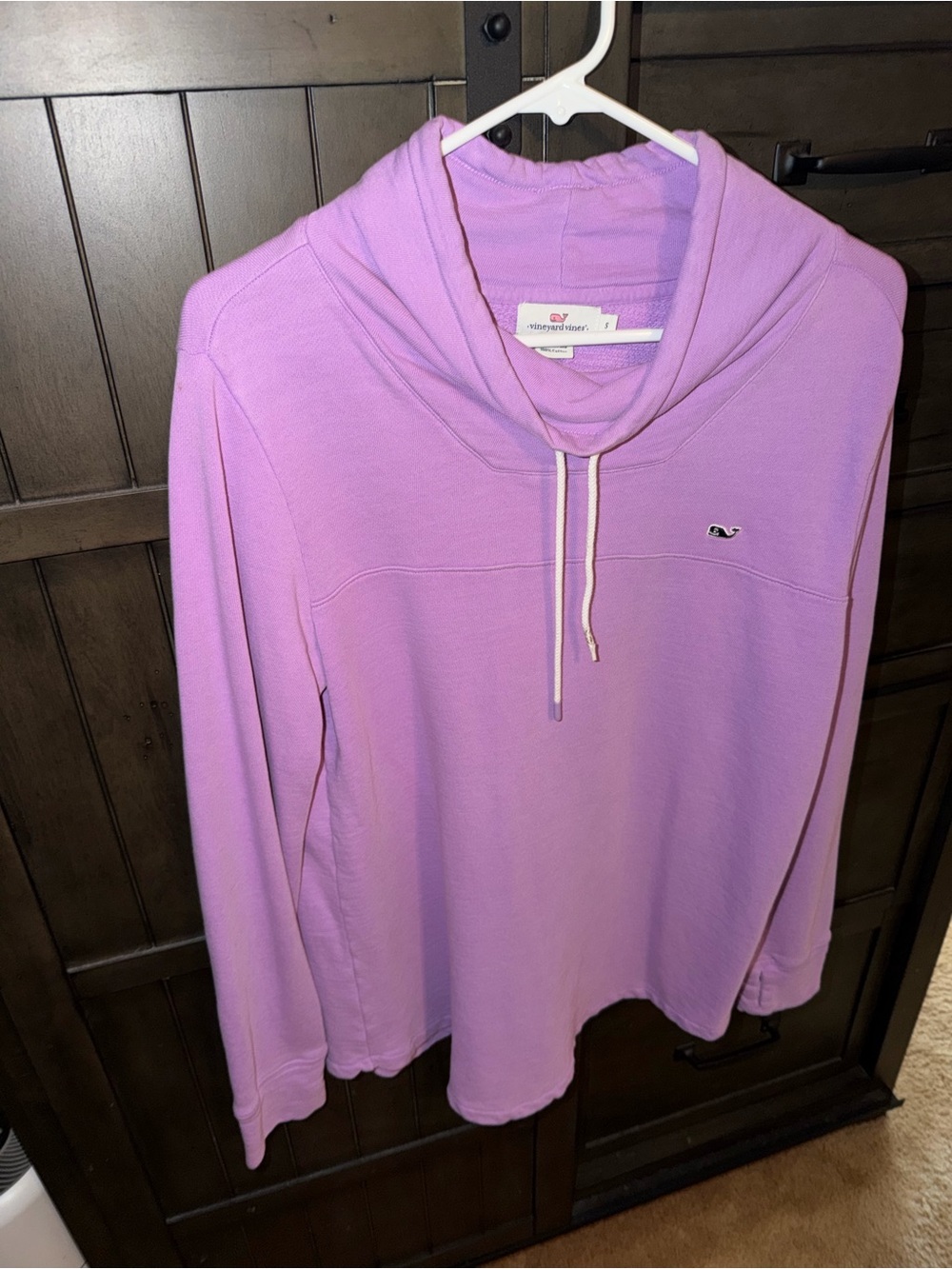 Vineyard Vines Lavender Cowl Neck Hoodie